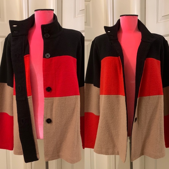 New Karl Lagerfeld Paris wool coatigan/sweater jacket - Picture 8 of 13